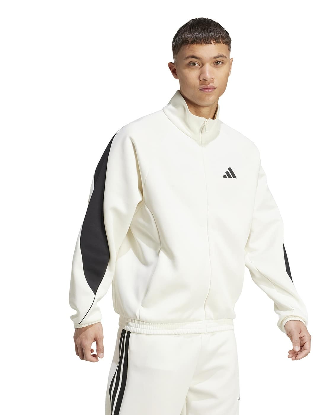 adidas CLIMA365 トラックジャケット L ホワイト adidas CLIMA365 ホワイトジャージ 白トラックジャケット 日本製