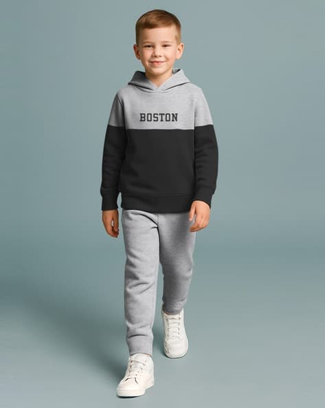 Hellcat Boys Colourblock Hoodie & Track Pants Set