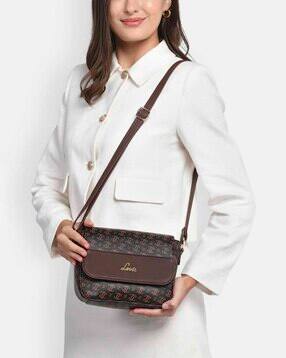 lavie Women Logo Print Sling Bag-picture-14