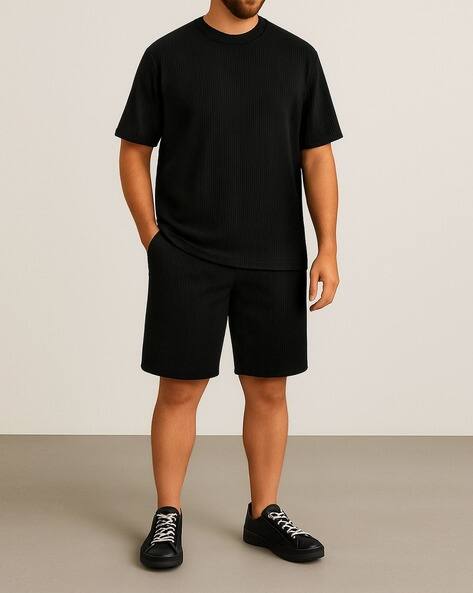 Clafoutis Men Ribbed Co-Ord Set