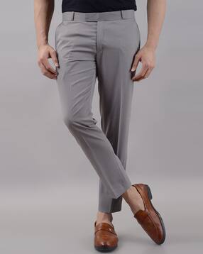 villain Men Mid Rise Slim Fit Trousers-picture-33
