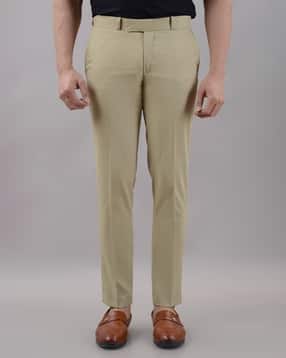 neonomad Men Flat-Front Slim Fit Trousers-picture-24