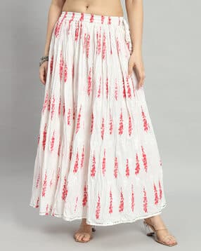 zri Women Floral Print Flared Skirt-picture-42
