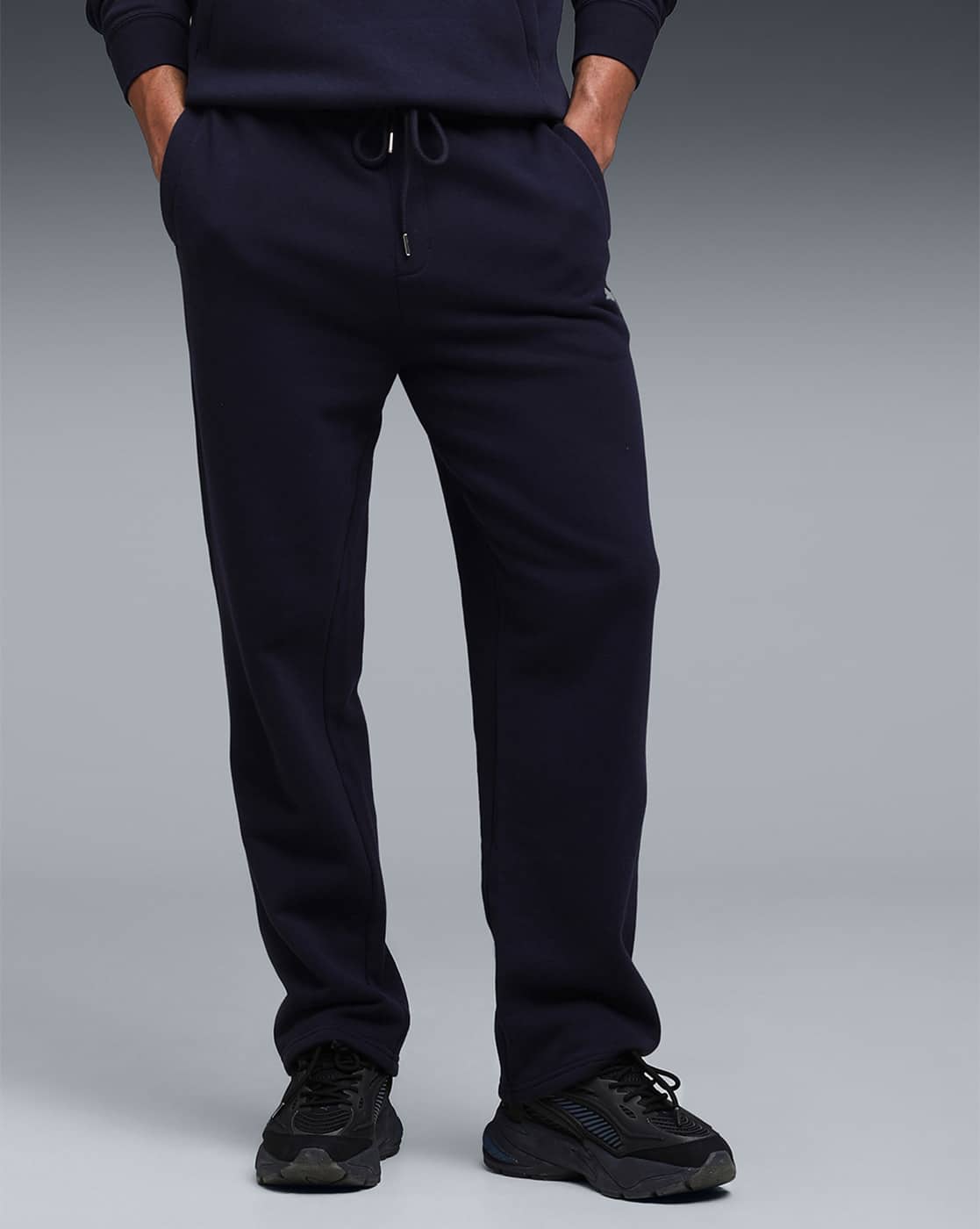 Mid Rise Straight Track Pants