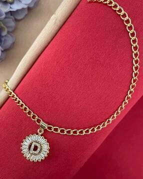 digital dress room Men Gold-Plated Bracelet with Pendant-picture-51