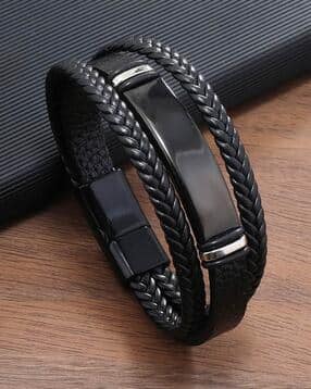designs & you Men Beaded Slip-On Bracelet-picture-47