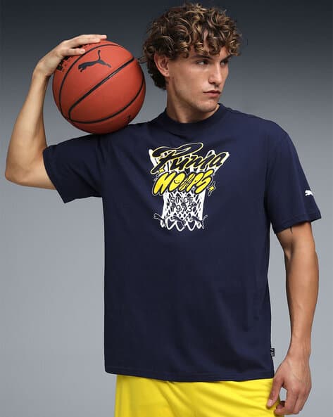 Puma Round Neck Relaxed Fit T-Shirt