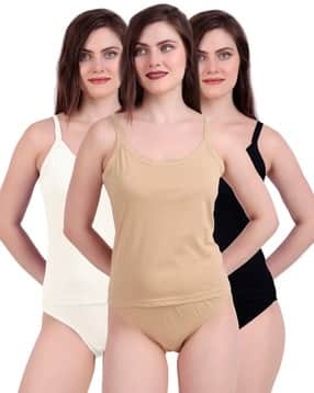 inner element Pack of 3 Scoop-Neck Camisoles-picture-12
