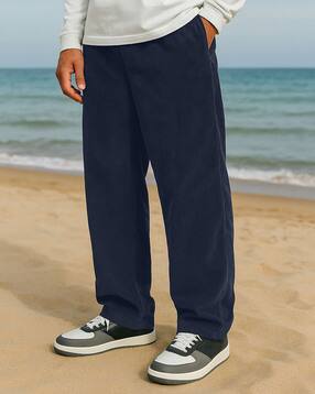neonomad Men Ribbed Straight Track Pants-picture-31