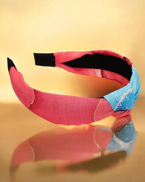 Fabula Women Colourblock Knotted Hair Band