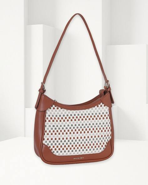 VAN HEUSEN Women Checked Sling Bag