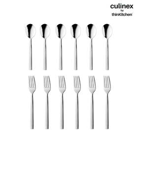 culinex by thinkitchen Set of 6 Stainless Steel Forks & Spoons-picture-32