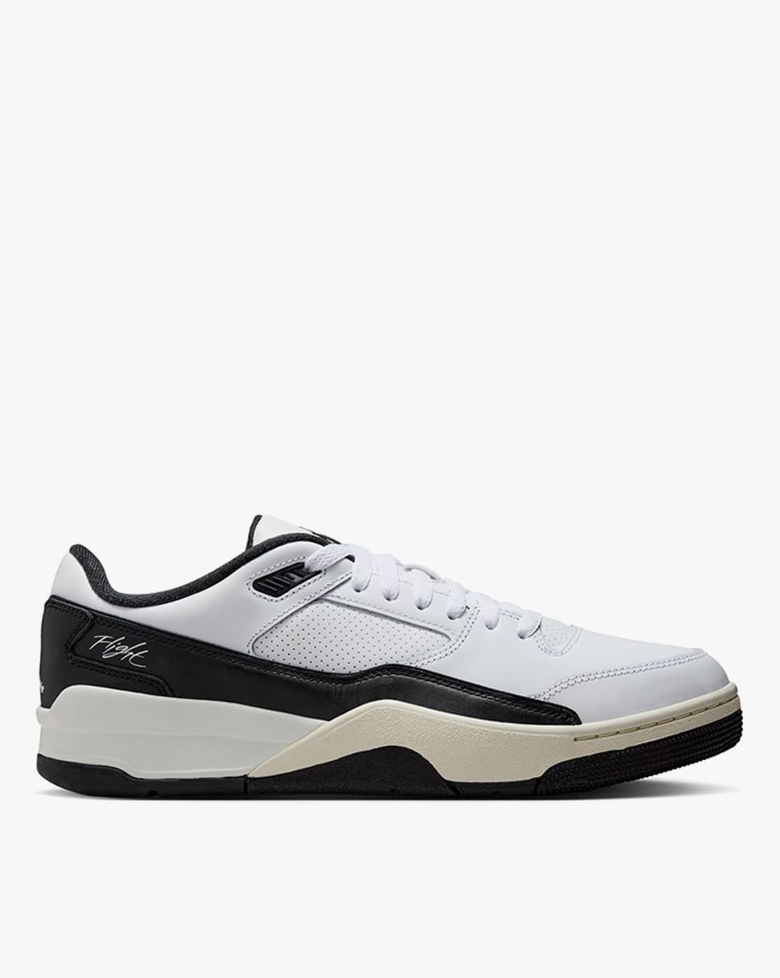 Buy NIKE Jordan Flight Court Lace-Up Sneakers White Color Men