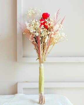 Romantic Essence Bunch Dried Flowers for Vase -image-25