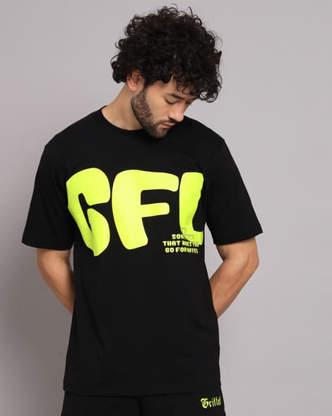 GRIFFEL Typographic Print T-Shirt & Shorts Set