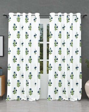 jaipur fabric Floral Print Window Curtain-picture-37