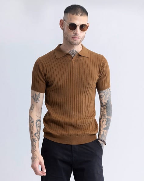Buy Brown Tshirts for Men by SNITCH Online