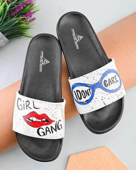 APPELON SHOES Women Open-Toe Slip-On Slides