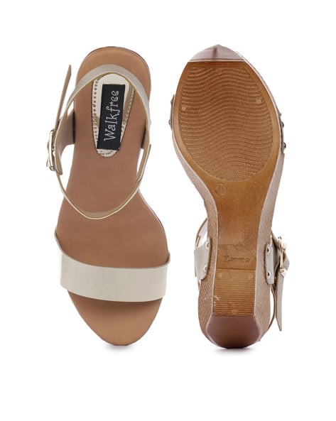Embellished Wedges Sandals with Buckle (Image - 2)