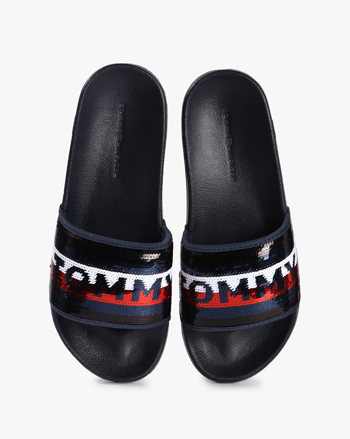 womens tommy sliders