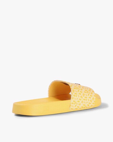 Tommy hilfiger yellow discount sandals