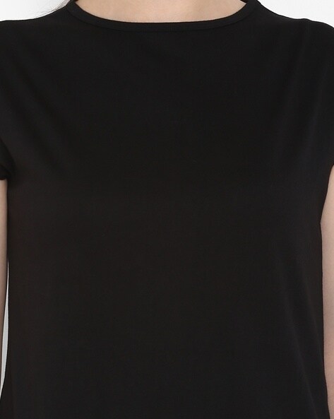 Buy Black Tshirts for Women by Ap'pulse Online