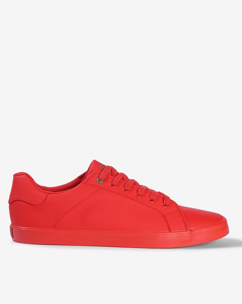 Benetton red cheap shoes