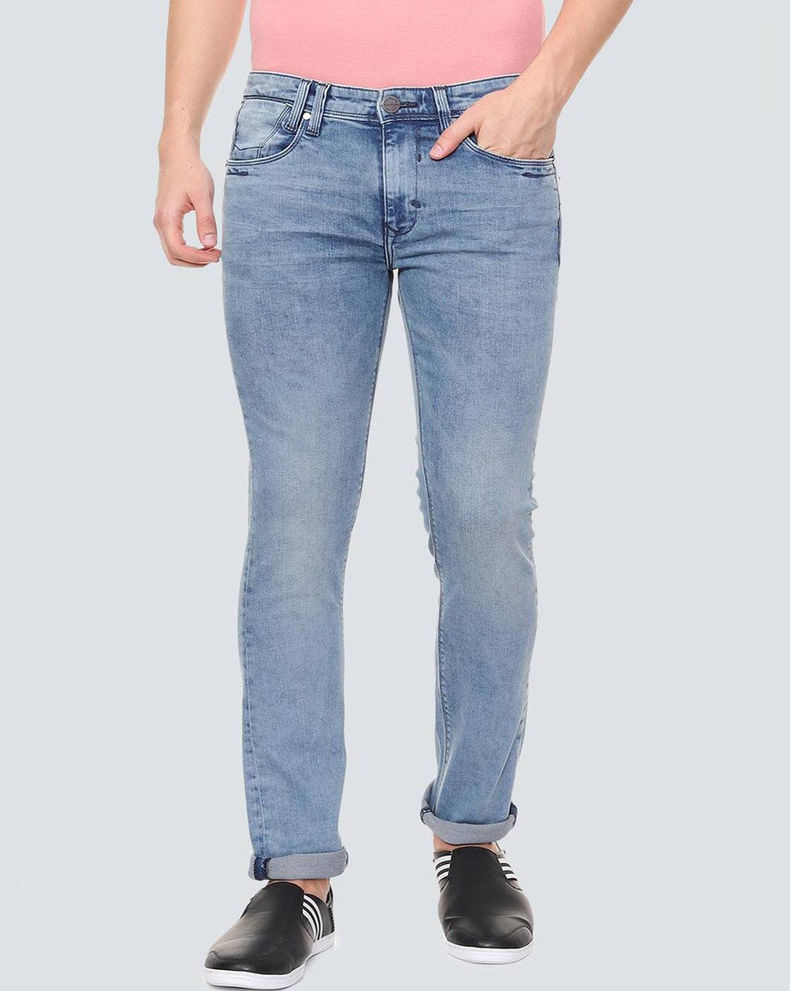louis philippe cotton jeans