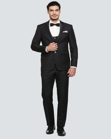 Buy Black 3 Piece Suit Online In India -  India