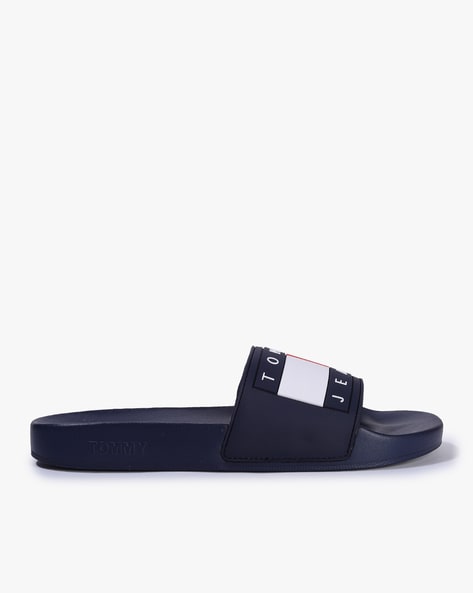 Buy Navy Blue Flip Flop Slippers for Men by TOMMY HILFIGER