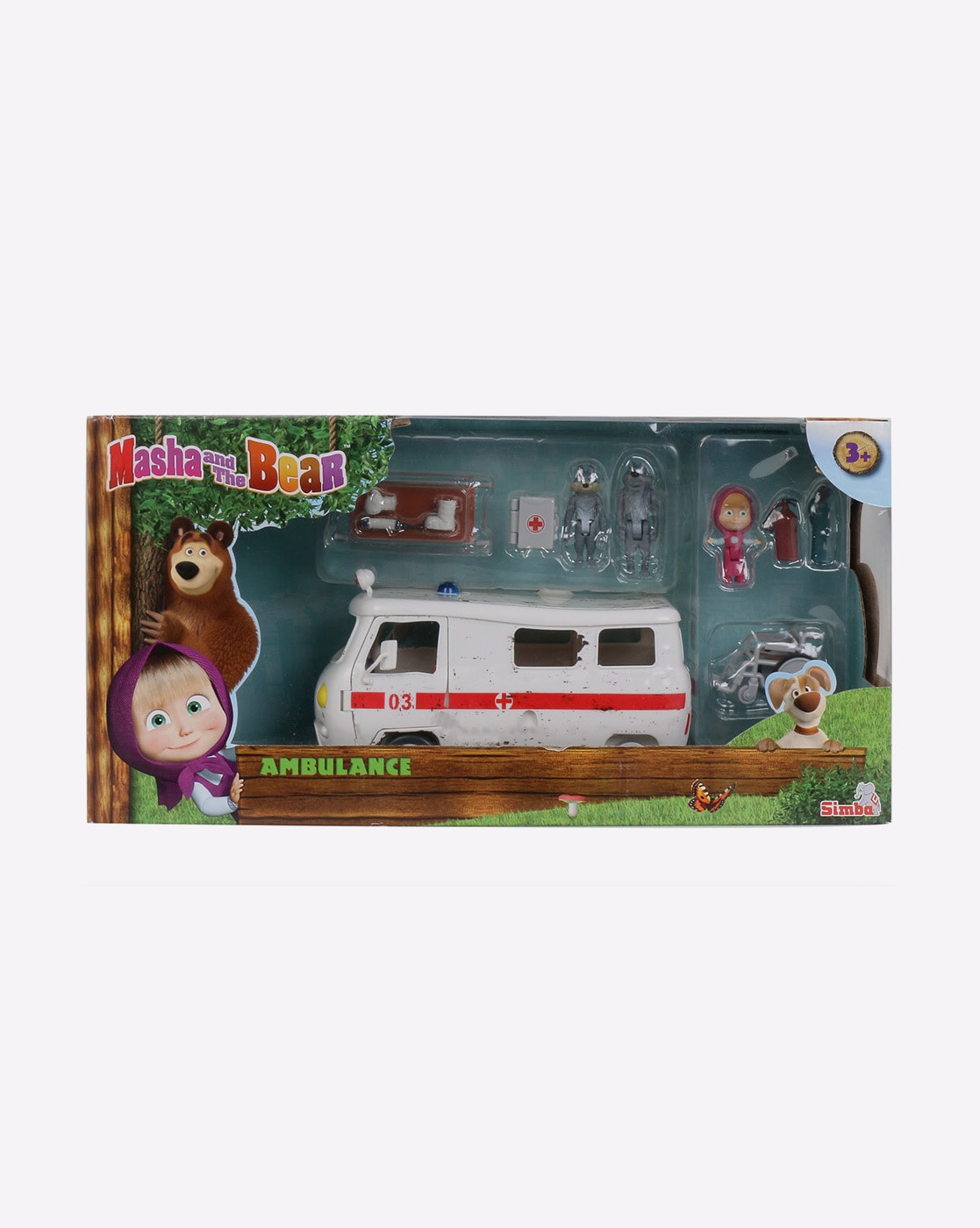 masha and the bear ambulance playset