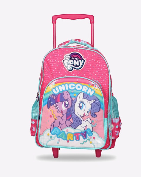 unicorn trolley backpack