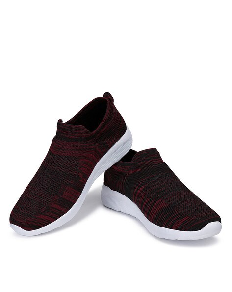 Flat Textured Slip-on Shoes 