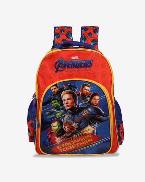 Buy Kuber Industries Marvel Avengers School Bag for Kids|Stylish Backpacks  for Kids|Rexine Waterproof Shoulder Straps Bag (Blue) Online at Best Prices  in India - JioMart.