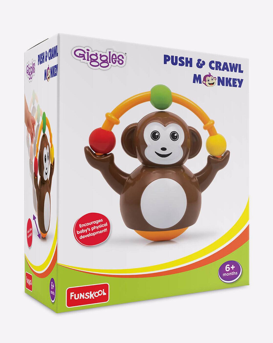 crawling monkey toy