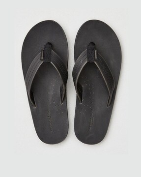 Buy Black Flip Flop Slippers for Men by AMERICAN EAGLE