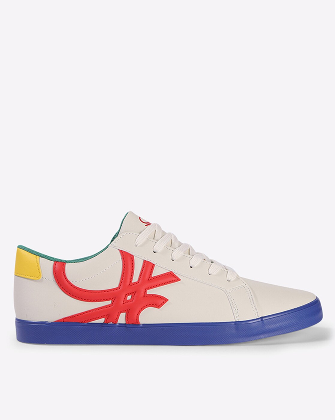 united colours of benetton white sneakers