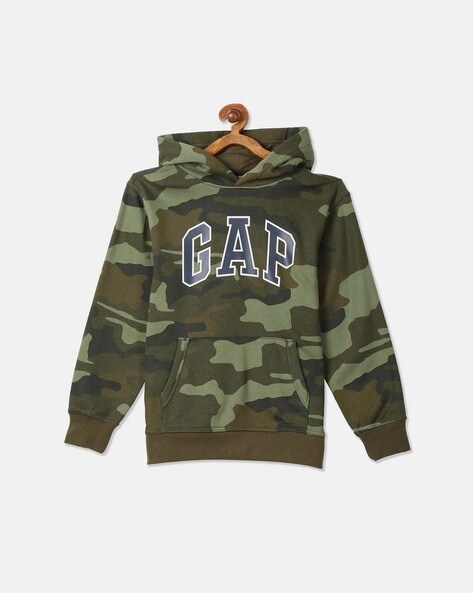 olive green gap hoodie