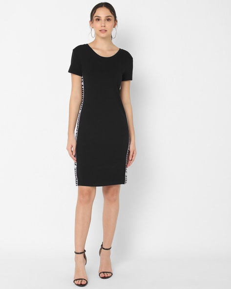 armani exchange black dress