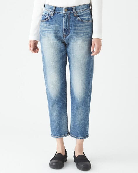 muji tapered jeans