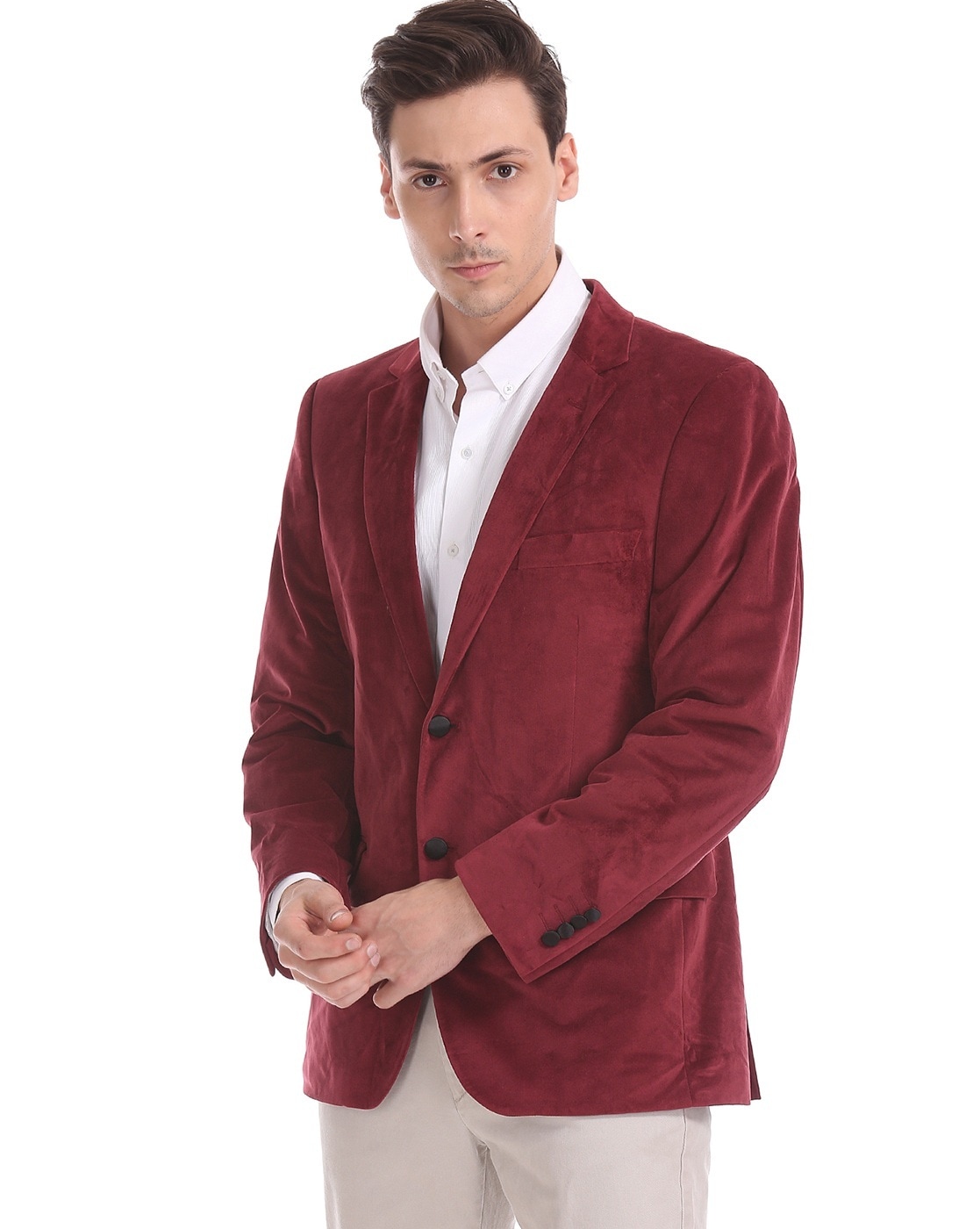 Arrow deals velvet blazer