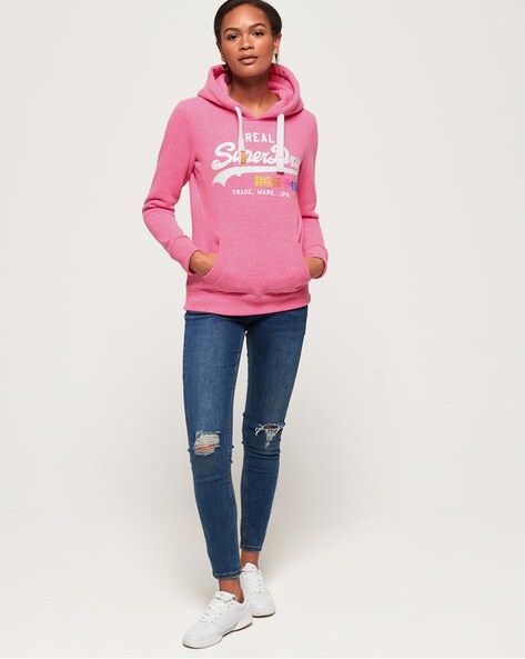 Buy Pink Sweatshirt & Hoodies for Women by SUPERDRY Online