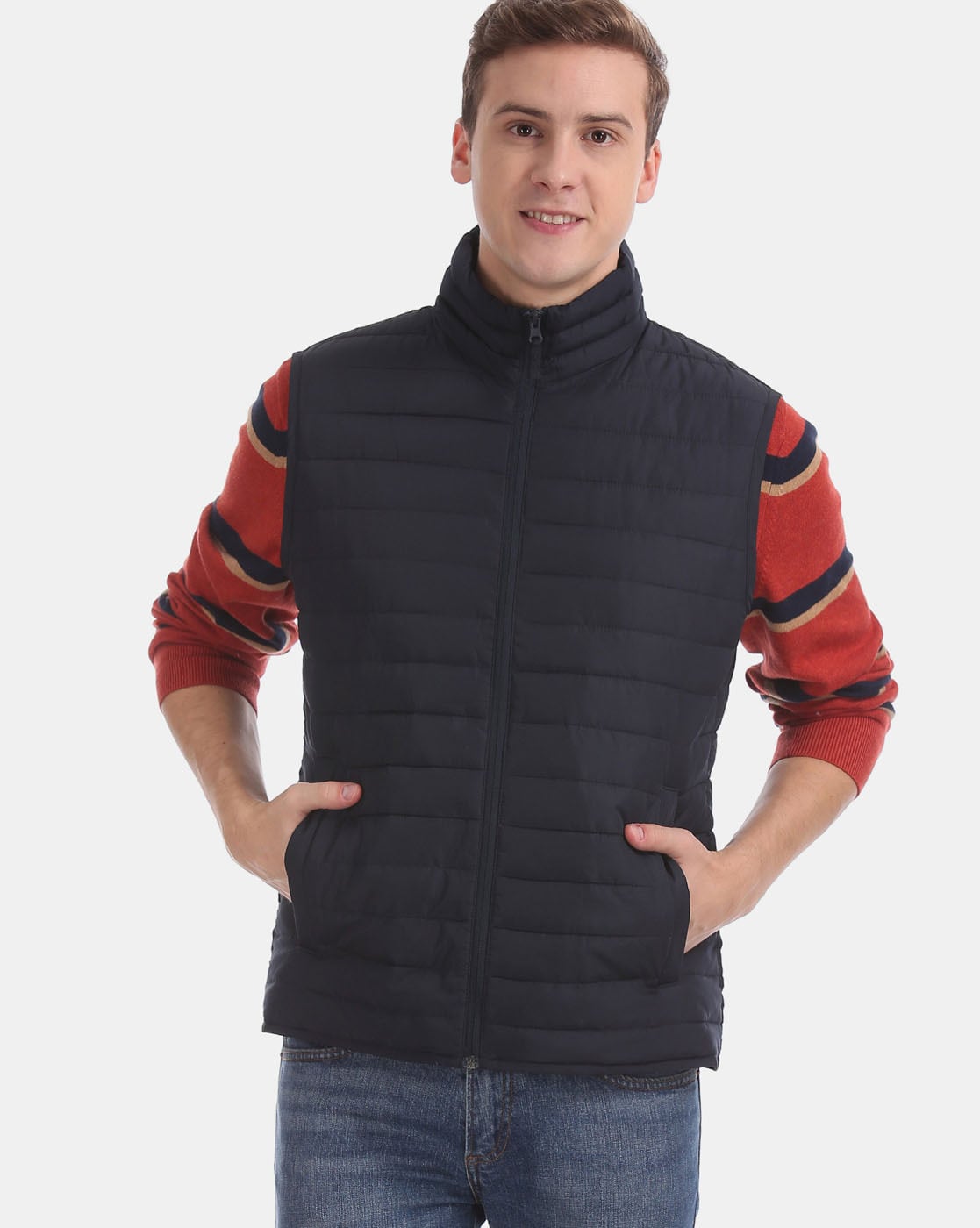 gap quilted pullover