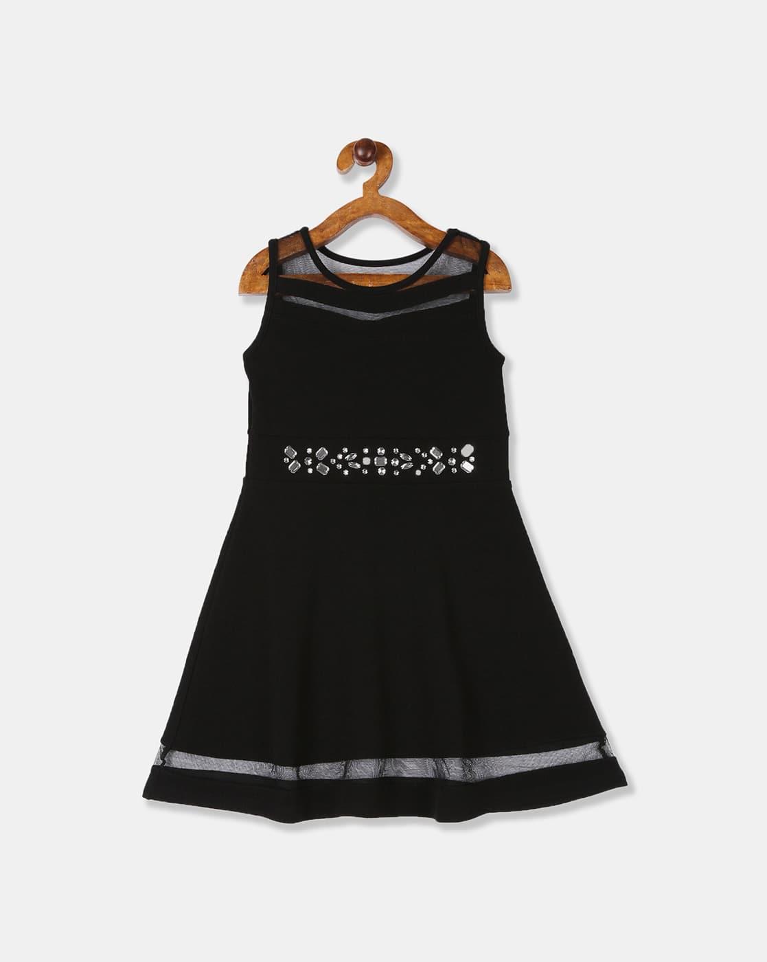 children's place black dress