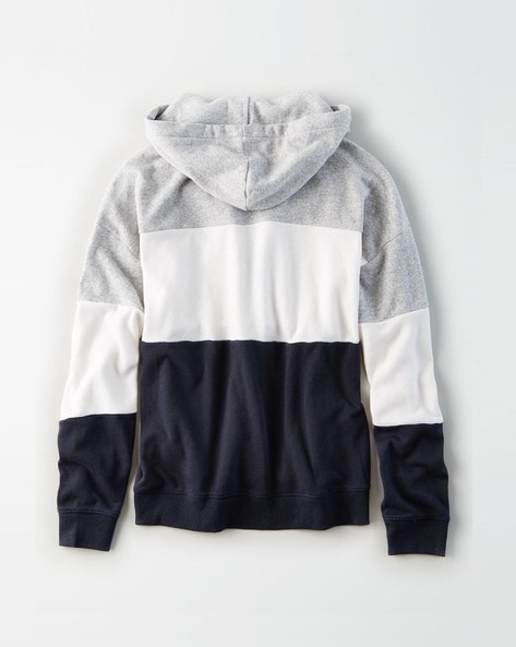 Girls Gray White Checkered Soft Faux Fur Sweatshirt W/ Hood, 45% OFF