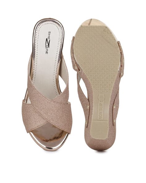 Embellished Criss Cross Wedges (Image - 3)