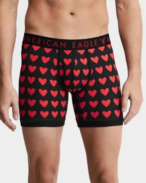 Heart Print Boxers