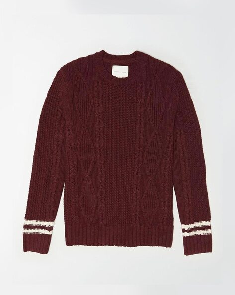 American eagle hotsell burgundy sweater