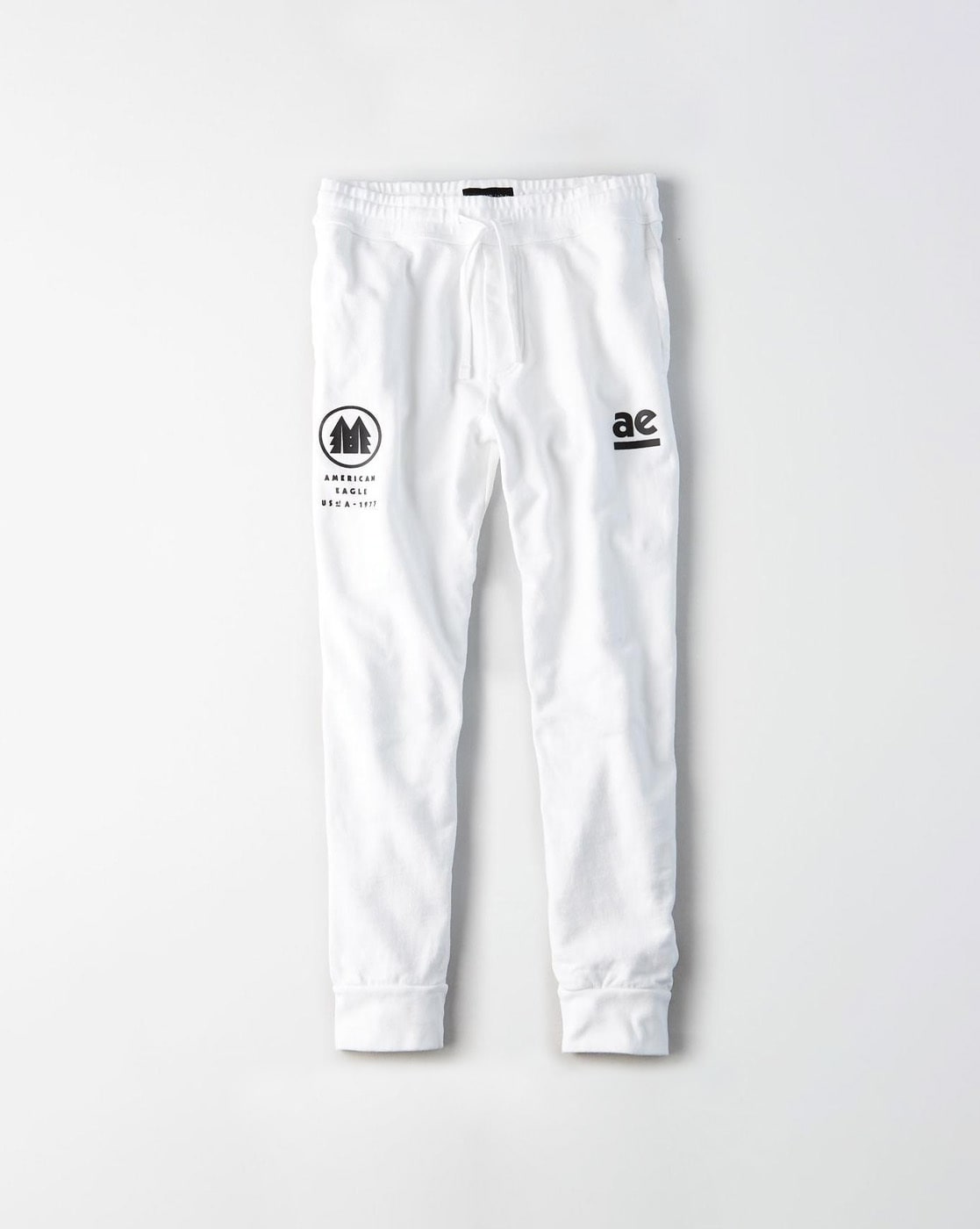 White american eagle online joggers