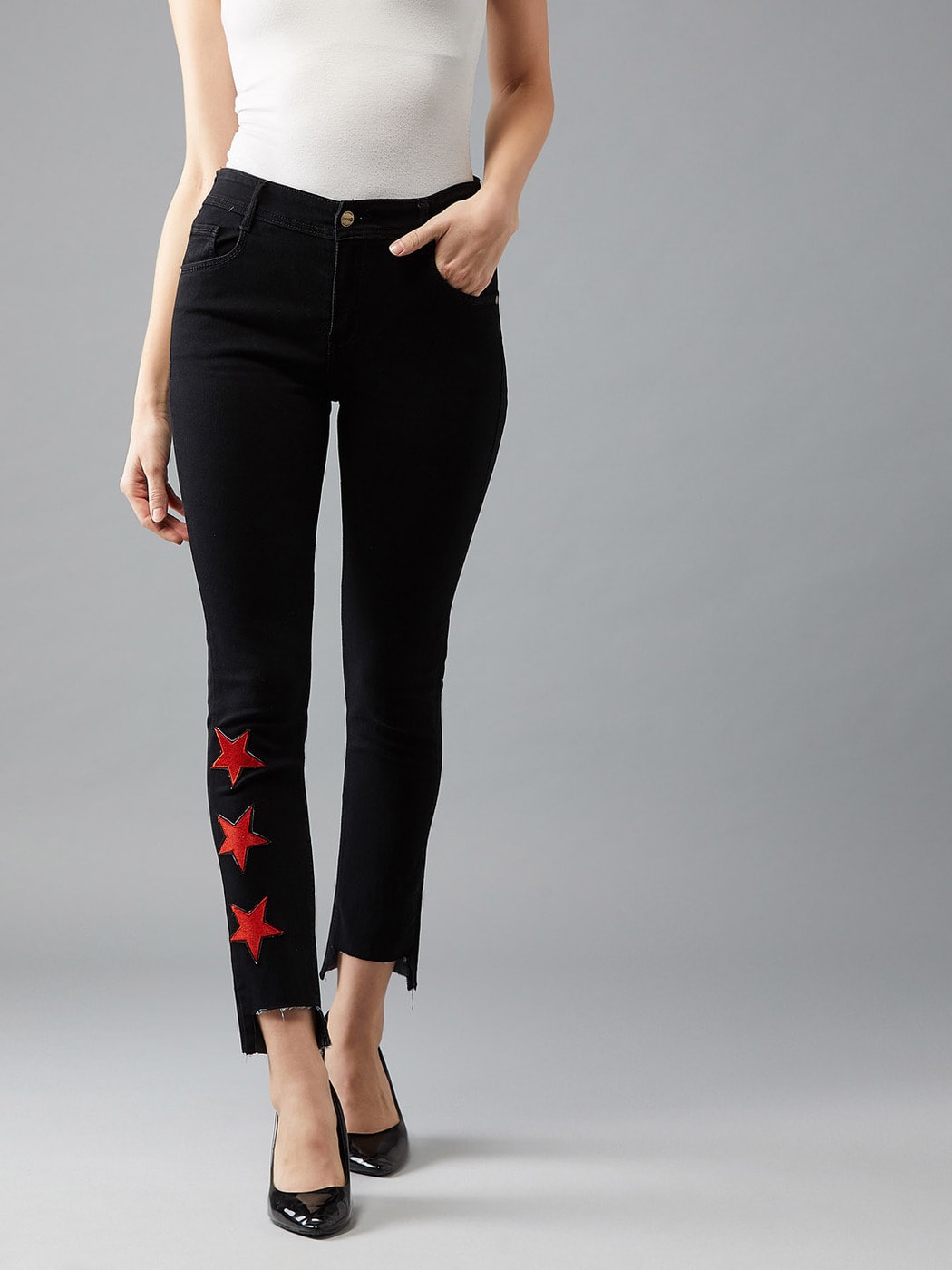 high low hem jeans